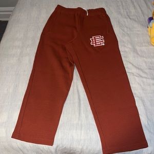 EE Eric Emanuel Thermal Sweatpants (Medium) Brick Red